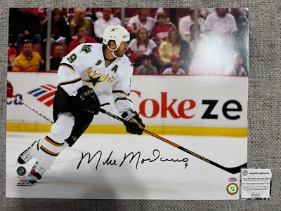 MIKE MODANO Signed Autograph 16x20 Photo - Schwartz COA - Dallas stars - Image 1 of 4