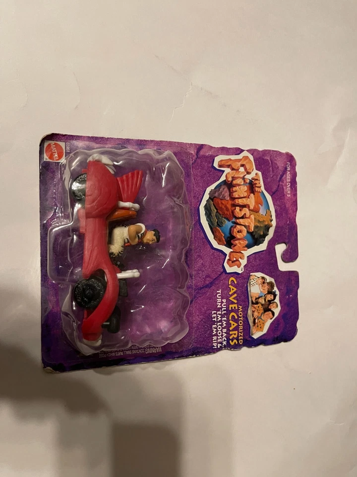 1993 Mattel The Flintstones Motorized Cave Cars Le Saber Tooth 5000