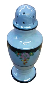 Vintage Tashiro Shoten Japan Ceramic Muffineer Salt Shaker Elephant Mark 6.25" H - Picture 1 of 14