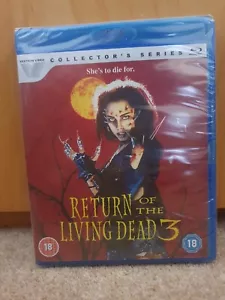 Return Of The Living Dead III 3 Blu-ray Collector's Series BRAND NEW AND SEALED - Foto 1 di 2