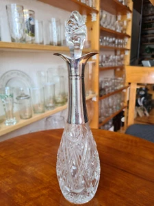 WMF - Kristallkaraffe, versilbert, produziert zwischen 1910-1925 - Bild 1 von 9