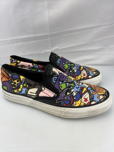 Converse slip on scarpe uomo taglia 8 personaggi animazione