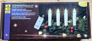 10 LED Kerzen Baumbeleuchtung Kabellos mit Fernbedienung, Christbaum, NEU/OVP - Bild 1 von 2