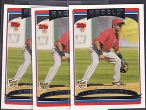 2006 TOPPS BASEBALL LOT (3) ERICK AYBAR ROOKIE #UH156 ANGELS NMMT/MINT *L3042 - Picture 1 of 1