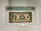 1935 Banque du Canada 20 $ ANGLAIS BC-9 milliards PMG F 12 petit sceau