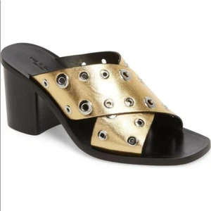 ๐ฅ๐๐ฅ Rag & Bone - Paige - GOLD GROMMET Size 37 - Picture 1 of 6