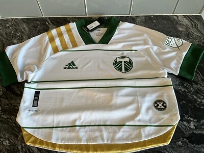 Camiseta de fútbol Adidas Portland Timbers 2020-21 versión auténtica para hombre mediana M Foto 1 de 4