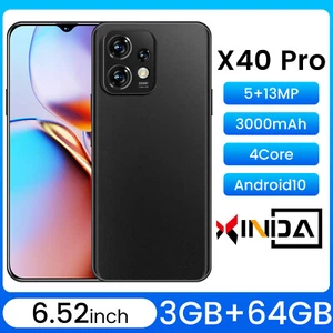 Unlocked 4G phone X40 PRO phones 5+13MP Smartphone android phone 3000mAh 4G - Picture 1 of 15