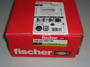 50x Fischer Langschaftdübel FUR 10x100 FUS Sechskantschraube m. U-Scheibe #97797 - Bild 1 von 1