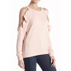 Nwot Central Park West | Pink Cold Shoulder Ruffle Sweatshirt  *Nwot* Sz: Xs