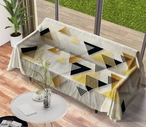 3D Triangle G7945 Sofa Cover High Stretch Lounge Slipcover Protector Couch Cover - Picture 1 of 5