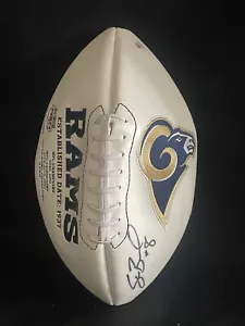 Sam Bradford Signed Football Los Angeles Rams NFL Autographed COA - Picture 1 of 1