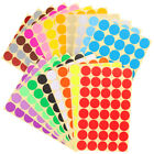  20 Sheets Dot Stickers Neon Circle Dots Labels Small Adhesive The