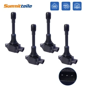 Set(4) Ignition Coils For Nissan Altima Rogue Sentra Infiniti FX50 M56 1788369 - Picture 1 of 8