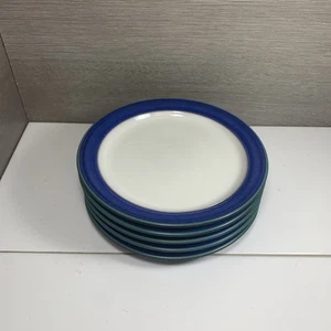 Set of 5 Denby Metz Side Plates (White Center) - 7 1/8" - Picture 1 of 6