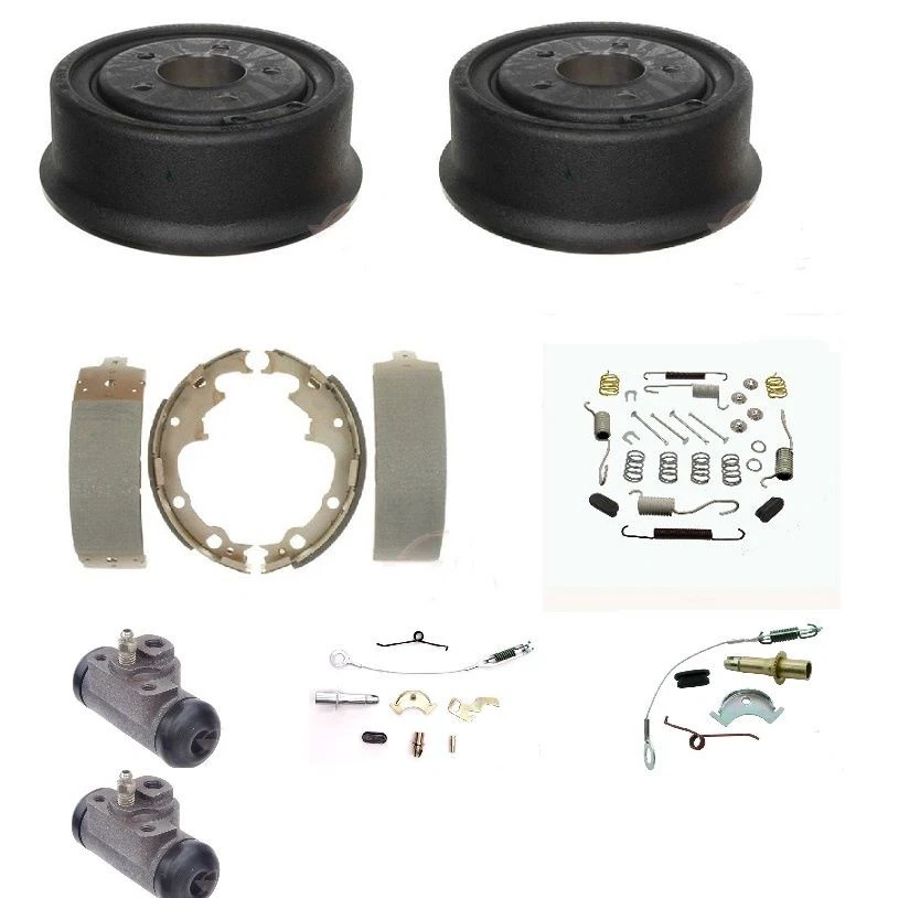 Kit de resorte de cilindros de zapata de tambor de freno para Jeep Cherokee Wrangler 2001-2006 9 pulgadas Foto 1 de 4
