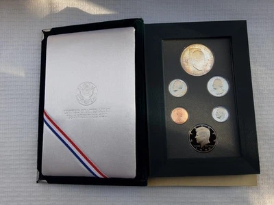 United States Mint 1990 Prestige Set Eisenhower Centennial Coin - Image 1 of 4