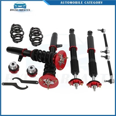 Coilovers Suspension Kits For BMW E46 320i 325i 2001-05 Struts Shocks Adj.Height - Imagem 1 de 4