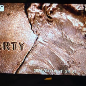 2024 Penny With Die Break On Back Of Lincoln - Picture 1 of 6