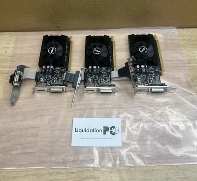 ✅ LOTE DE 3 tarjetas gráficas MSI GeForce GT 710 2GB DDR3 Foto 1 de 4