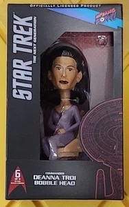 Rare HTF Star Trek Commander DEANNA TROI Bobblehead Bobble Head Build a Bridge - Picture 1 of 4