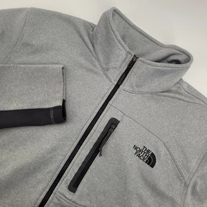 The North Face Mens Gray Full Zip Long Sleeve Jacket Large - Picture 1 of 7