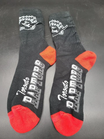NBA Toronto Raptors Socks Men Size Large 10-13 New Cover