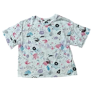 Retro Nike Crop Top T-Shirt Cropped Shirt Short Sleeve Retro White 12-13 Years - Picture 1 of 9