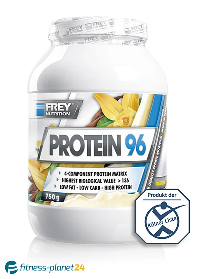 Frey Nutrition Protein 96 - 750g Eiweiss Dose 4 Komponenten - Bild 1 von 1