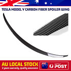 New For Tesla Model Y Spoiler Wing Trunk Lip Performance Car Rear 2021  Black Au