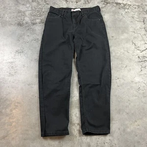 Levi’s 550 Jeans Youth 14 Husky Black Relaxed Fit Preowned - Picture 1 of 20