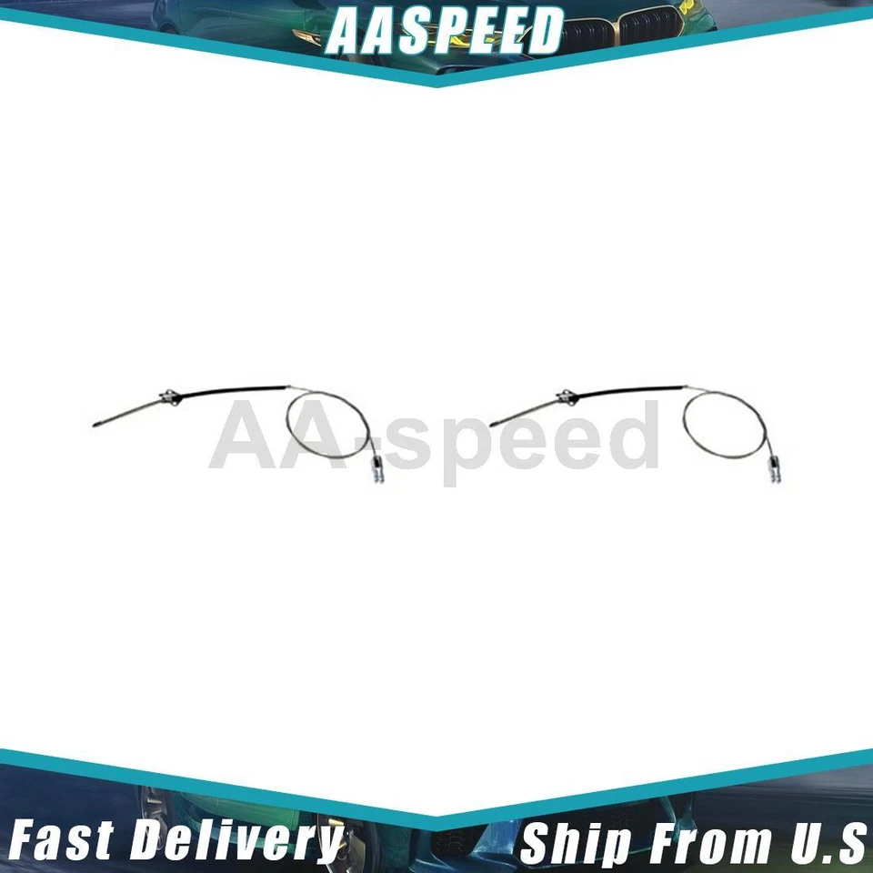 Parking Brake Cable Rear Left Right For 1960 1961 1962 Chevrolet C10 Pickup 2pcs - Image 1 of 4