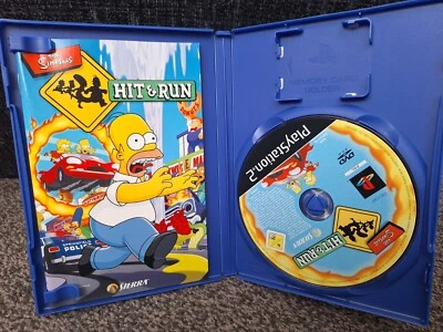The Simpsons: Hit & Run (PS2, 2003) Disc & Manual - Image 1 of 3