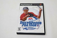 Tiger Woods PGA Tour 2001 (PlayStation 2, PS2) Case and manual Only, Tested