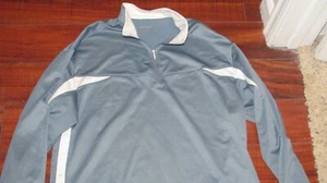 Suéter de golf seco Nike Fit azul claro para hombre grande - Imagen 1 de 3