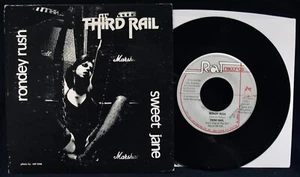 THIRD RAIL~Rodney Rush+Sweet Jane 1977 Boston 7" New Wave Punk 45~RAT RECORDS - Imagen 1 de 2