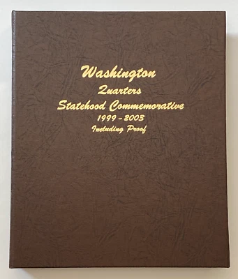 1999-2003 US Statehood Quarters (100 Coins) Including Proofs In Dansco Album - Image 1 of 4