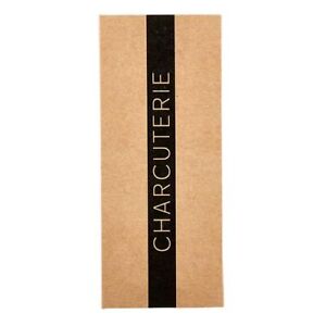 Charcuterie Kraft List Pad Cardboard Cover Listpads Paper Insert - Pack of 4