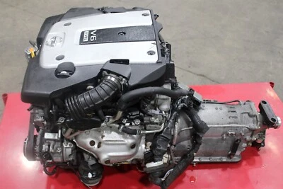 JDM 2009-2013 NISSAN 370Z VQ37HR 3.7L VVEL ENGINE INFINITI G37 RWD MOTOR - Image 1 of 4