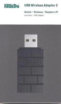 8Bitdo Wireless Bluetooth Adapter 2 -  Nintendo Switch - Neu & OVP - Bild 1 von 3