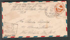 1944 WWII censor cover Cpl Meron Ross Boozer 188th Engr APO 493 Kharagpur India