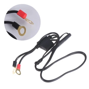 Cable de carga de batería de motocicleta herramienta de carga de batería para hogar exterior 12V - Imagen 1 de 10