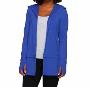 Cee Bee Cheryl Burke Womens XXS Hoodie Jacket Open Front with Zip-Off Hemline - Picture 1 of 8