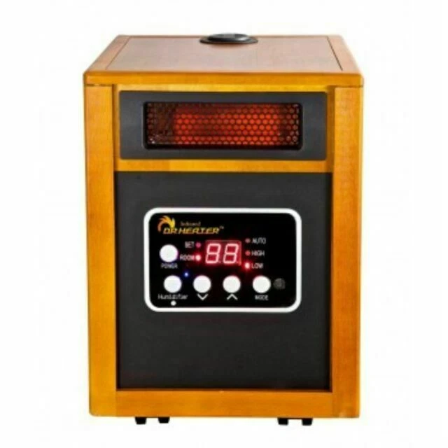 Dr. Infrared Heater DR-968H 1500W Portable Space Heater with Humidifier