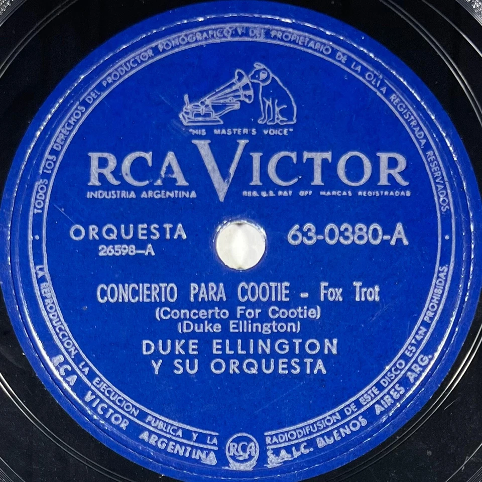 Duke Ellington : Concerto para cootie 78 tours rpm RCA VICTOR 63-0380 - Photo 1/4