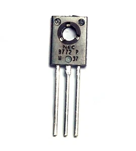 10pc PNP Power Transistor 2SB772 B772 P TO-126 * Vceo=-30V Ic=-3A Pc=1W NEC - Picture 1 of 3