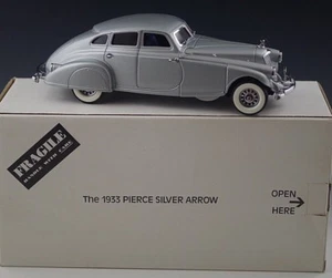 DANBURY MINT 1933 PIERCE SILVER ARROW DIE-CAST 1:24 SCALE NIB - Imagen 1 de 12