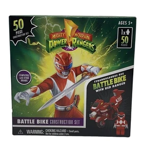 Power Rangers Red Ranger Tyrannosaurus Rex Battle Bike 50 Pc Construction Set - Picture 1 of 4