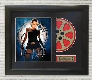 Angelina Jolie framed Reproduction Signature Photo Reel Display - Picture 1 of 4
