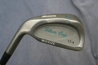 Left Hand Mizuno Silver Cup Midsize # 7 Iron with Steel Shaft - Image 1 of 3